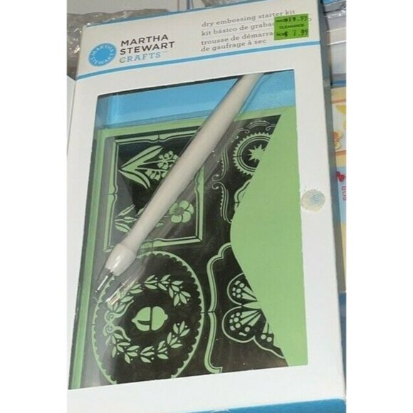 Martha Stewart  Dry Embossing 10 Piece Starter Kit NOB (C20) Crafts - Picture 6 of 11